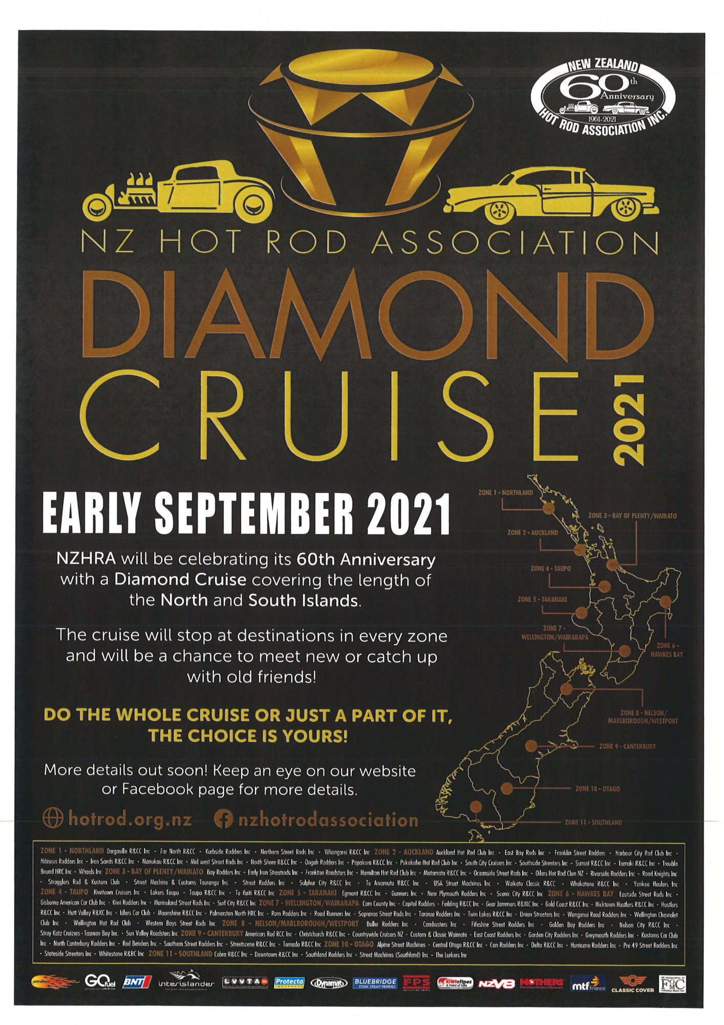 NZHRA 60th Anniversary Diamond Cruise